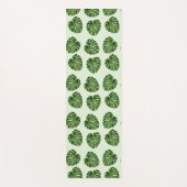 Palme-Blätter, Grüne Blätter, tropisches Muster Yogamatte (Vorderseite)