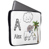 Palme der Laptop Sleeve Sheep Wolken (Vorne Rechts)