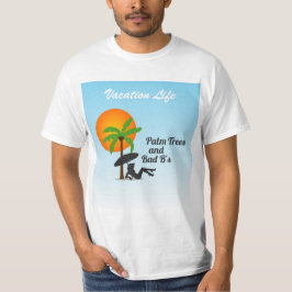 Palme-Ferien-T-Shirt T-Shirt