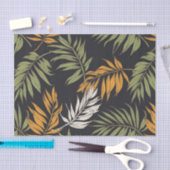 Palme Fonds Fall-Art-Muster Seidenpapier (Handwerk)