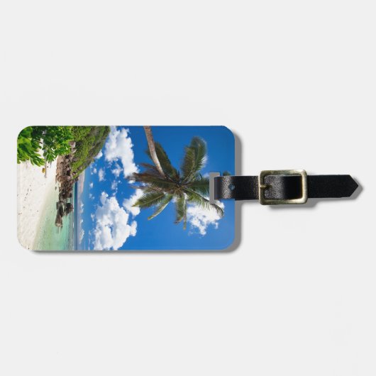 Palme Gepäckanhänger (Vorderseite horizontal)