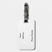 Palme-Gepäckanhänger Gepäckanhänger (Rückseite vertikal)