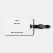 Palme-Gepäckanhänger Gepäckanhänger (Rückseite horizontal)