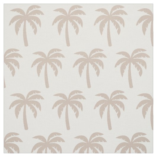 Palme-Gewebe TANs beige Stoff (Muster)