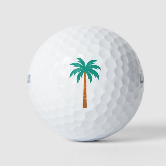 Palme Golfball (Vorderseite)