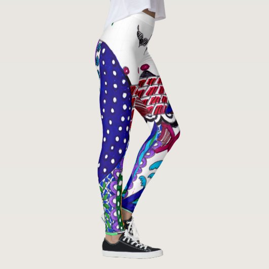 Palme-Haus Leggings (Rechts)