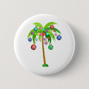 Palme hawaii Strand tropisch x Button