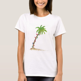 Palme Holiday Tree Tropisches Wasser Tropisches Tr T-Shirt