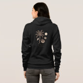 Palme Hoodie (Schwarz voll)
