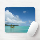 Palme in Bora Bora Lagune mousepad (Mit Mouse)