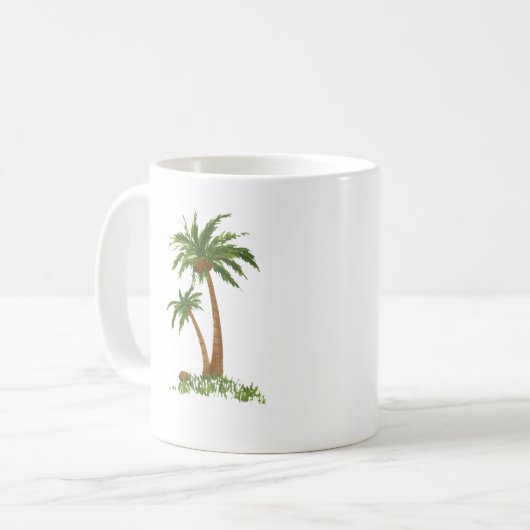 PALME KAFFEETASSE (Vorderseite Links)
