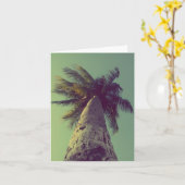 Palme Karte (Gelbe Blume)