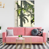 Palme Leinwanddruck (Insitu (Wohnzimmer))