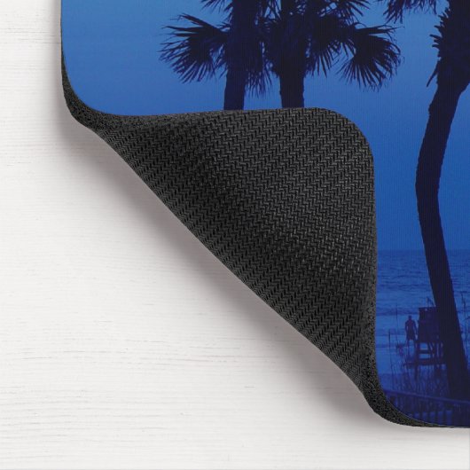 Palme-Mond Mousepad Daytona Beach FL tropischer (Ecke)