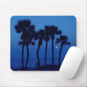 Palme-Mond Mousepad Daytona Beach FL tropischer (Mit Mouse)