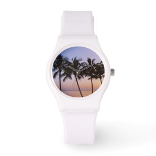Palme, morgens armbanduhr
