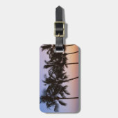 Palme, morgens gepäckanhänger (Vorderseite vertikal)