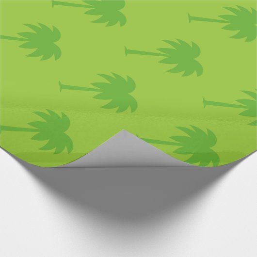 Palme-Muster-Packpapier Geschenkpapier (Ecke)