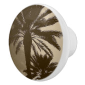 PALME-NEUTRALER KABINETT-GRIFF KERAMIKKNAUF (Rechts)