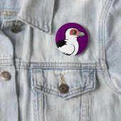 Palme-Nuss Geier Button (Beispiel)