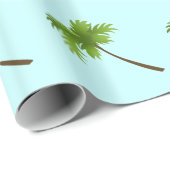 Palme-Packpapier Geschenkpapier (Rolleneckpunkt)