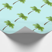 Palme-Packpapier Geschenkpapier (Ecke)