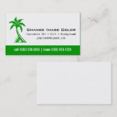 Palme - persönliche Visitenkarte (Vorne/Hinten)