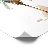Palme Poster (Ecke)