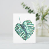 Palme Postkarte (Stehend Vorderseite)