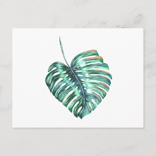 Palme Postkarte (Vorderseite)