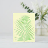 Palme Postkarte (Stehend Vorderseite)