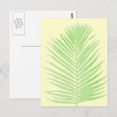 Palme Postkarte (Vorne/Hinten)