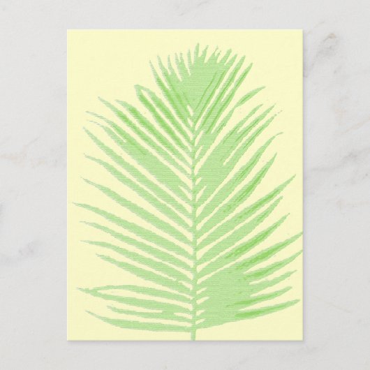 Palme Postkarte (Vorderseite)