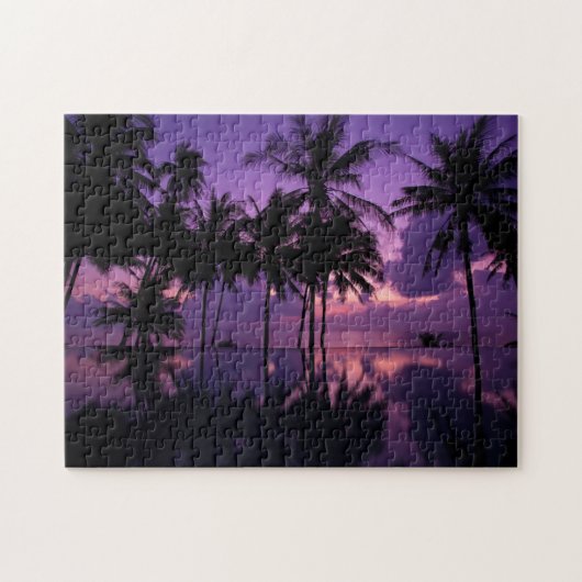 Palme-Reflexion Puzzle (Horizontal)