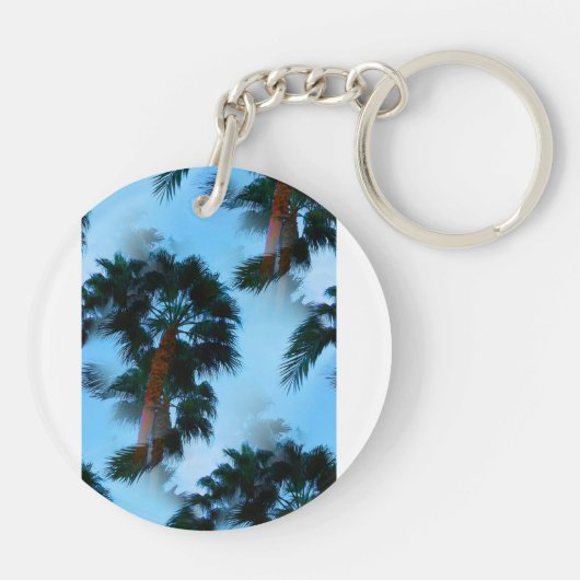 Palme-Schlüsselanhänger Schlüsselanhänger (Rückseite)