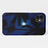 Palme-Silhouetten Case-Mate iPhone Hülle (Rückseite (Horizontal))