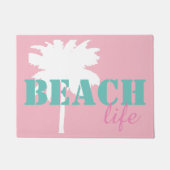 Palme-Strand-Leben-Fußmatte Fußmatte (Vorderseite)