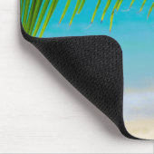 Palme-Strand Mousepad (Ecke)