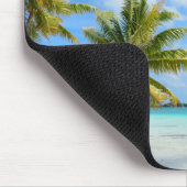 Palme-Strand mousepad (Ecke)