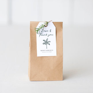 Palme Tree Bachelorette Geschenkanhänger