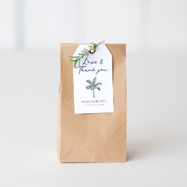 Palme Tree Bachelorette Geschenkanhänger