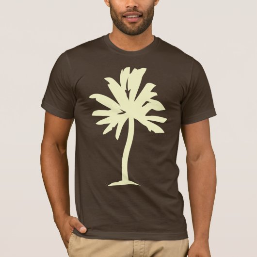 Palme Tree - Creme T-Shirt (Vorderseite)
