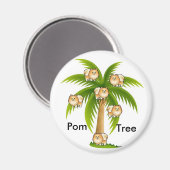 Palme Tree mit Spitzen Magnet (Vorderseite/Rückseite)