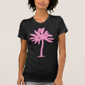Palme Tree - Rosa T-Shirt (Vorderseite)