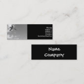 Palme Treet dünne Visitenkarte (Vorne/Hinten)