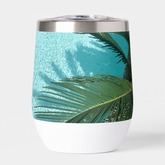 Palme über dem Wasser (Vorderseite)