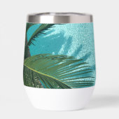 Palme über dem Wasser (Rückseite)