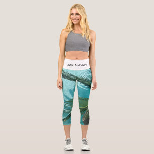 Palme über dem Wasser Capri Leggings