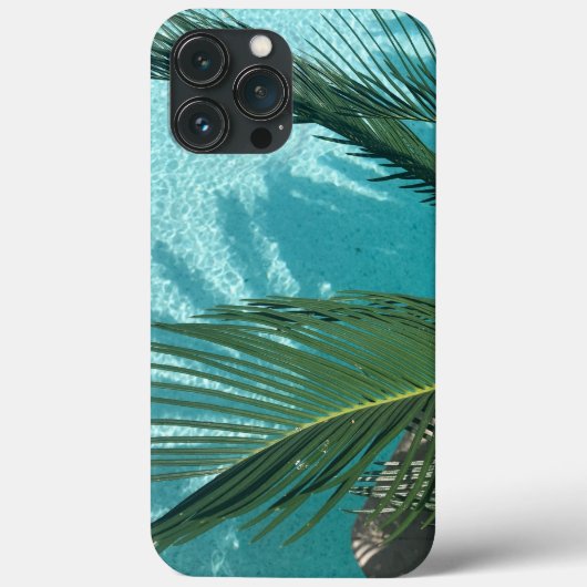 Palme über dem Wasser Case-Mate iPhone Hülle (Rückseite)