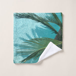 Palme über dem Wasser Waschlappen
